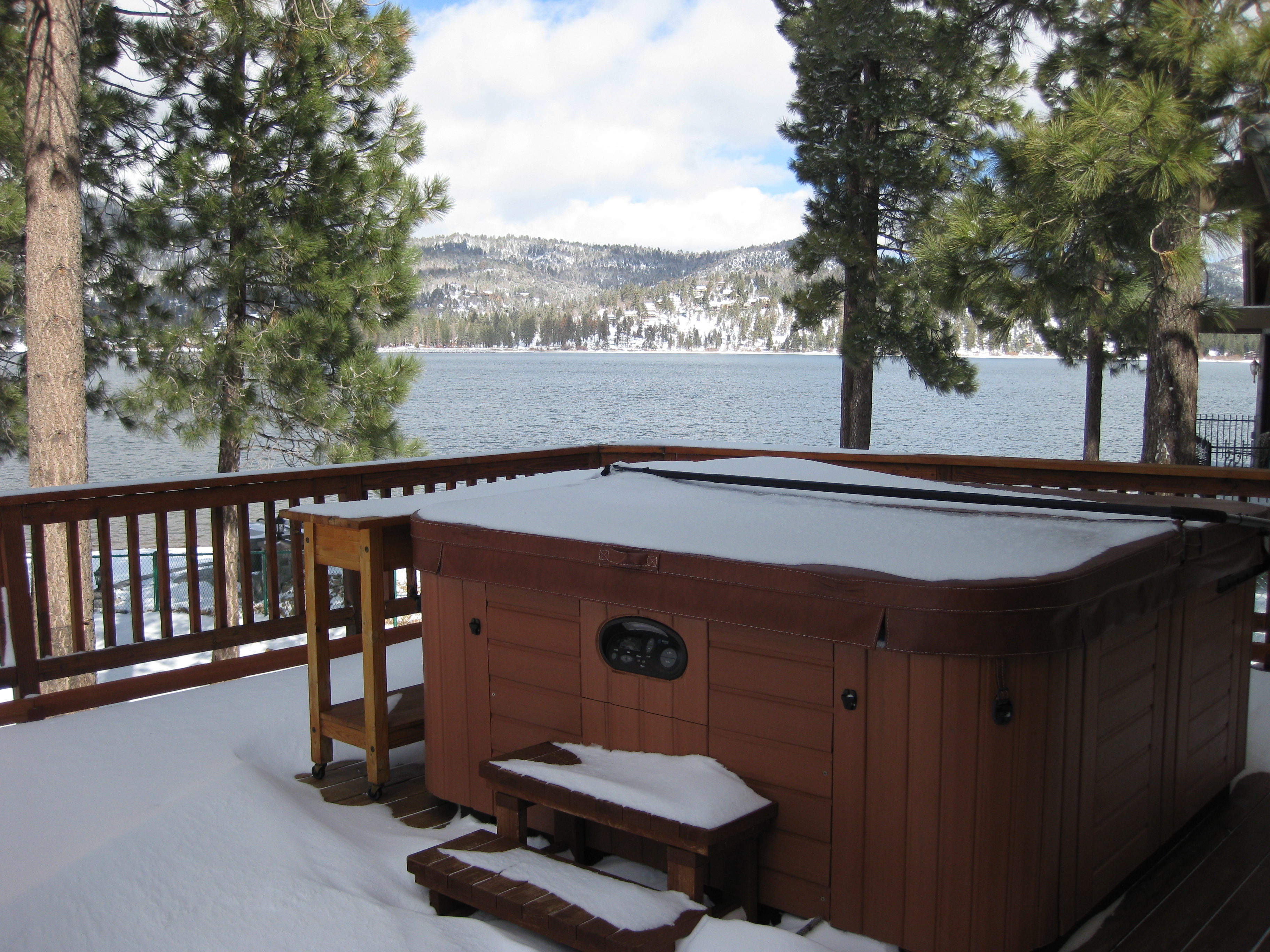 View from Jacuzzi looking west