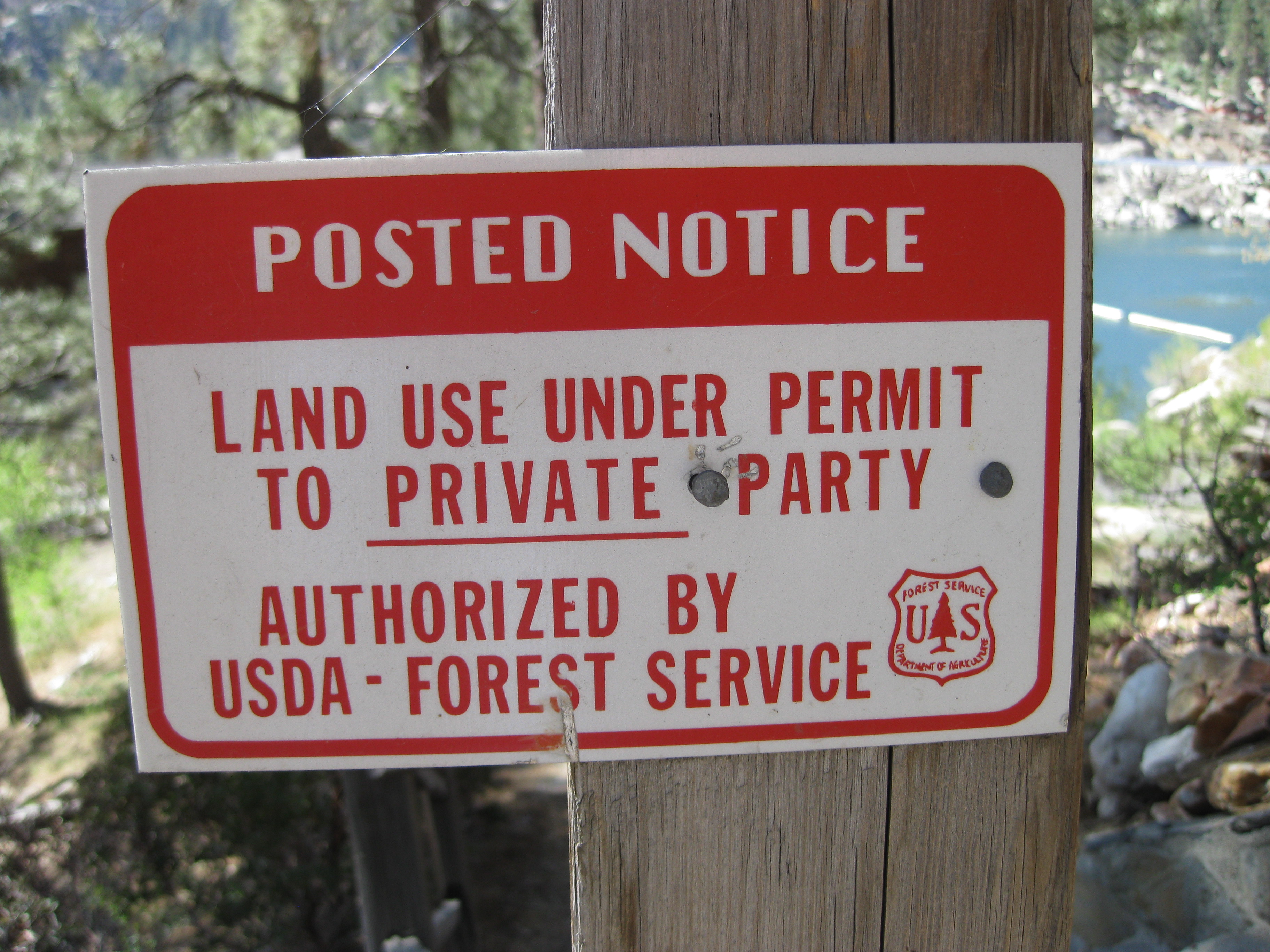 Forest Serivce Sign