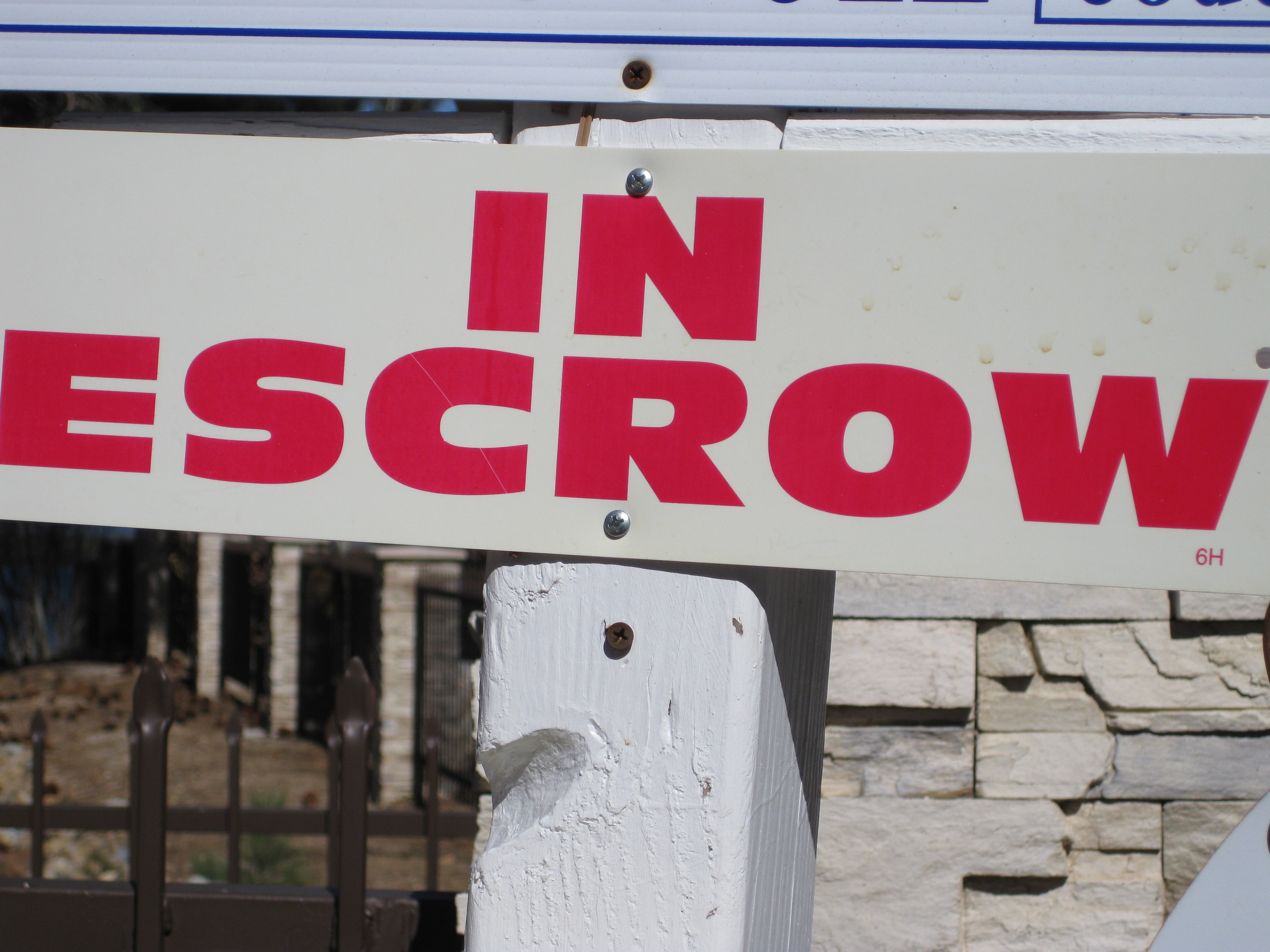 In Escrow Sign In Escrow