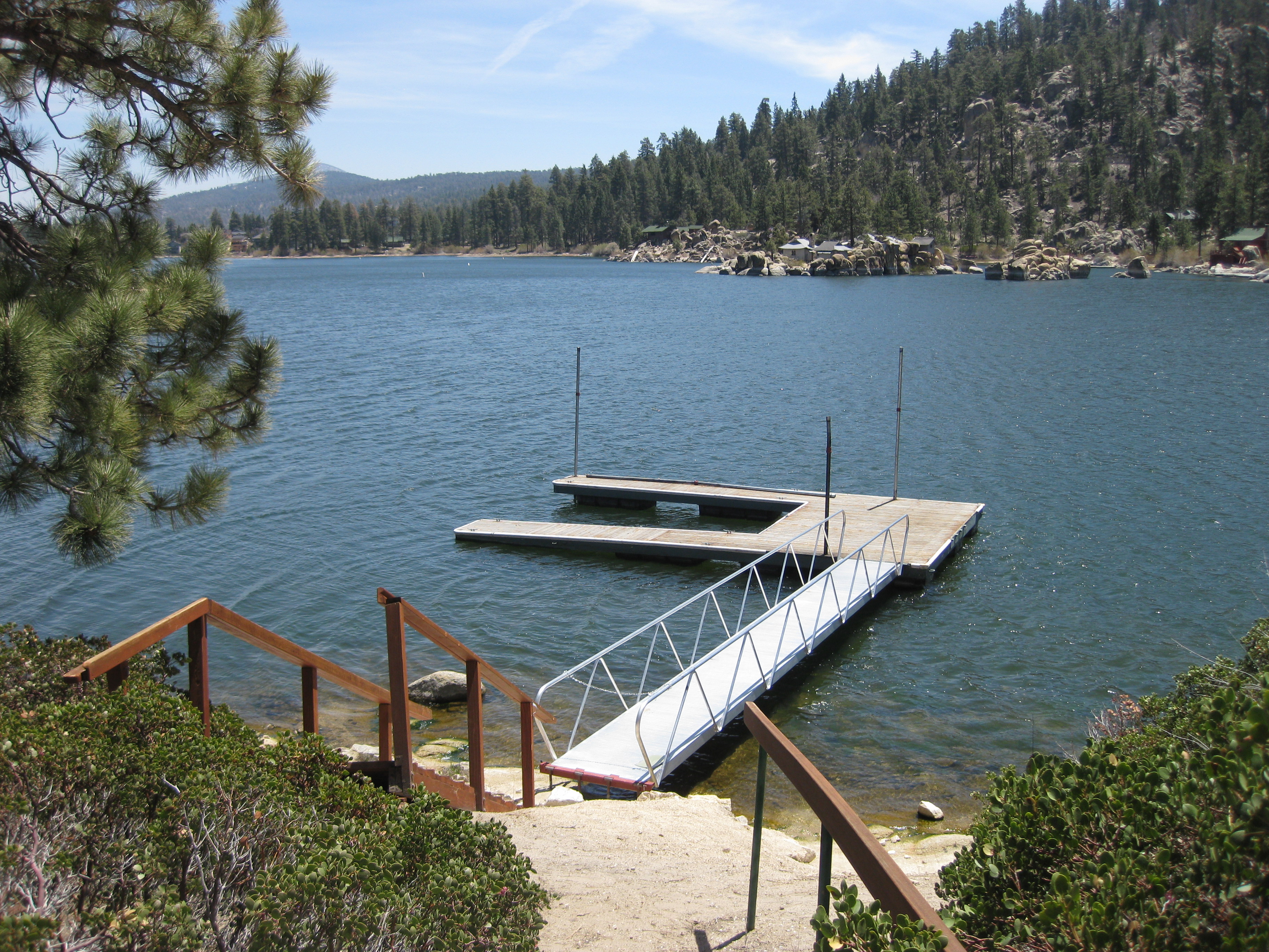 Boat Dock for 204 North Shore (Big Bear Tract)