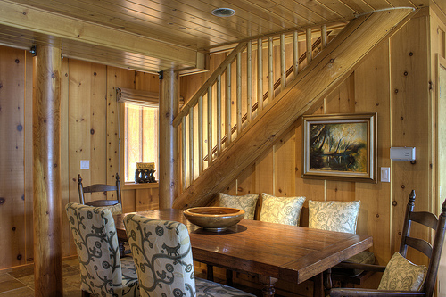 Waterview Dining and Stairs Dining area and Stairway
