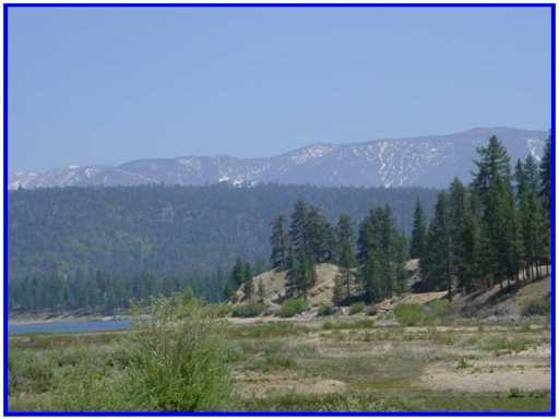View of Big Bear Lake from 39200 Seminole in 2004