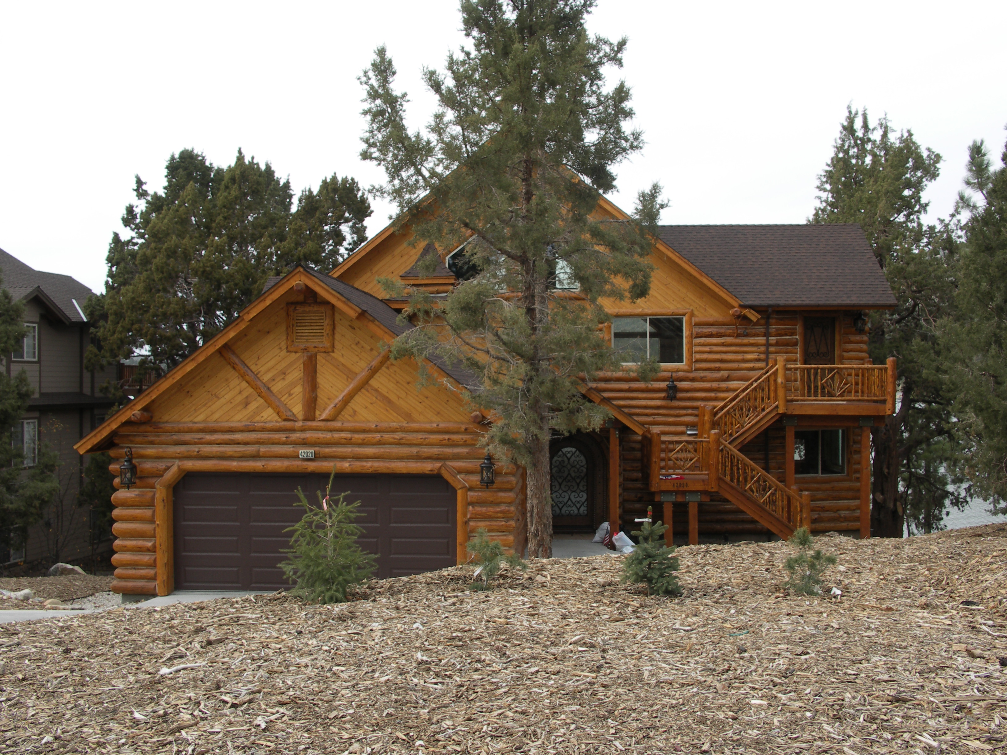 Lakefront Log Style Home for Sale